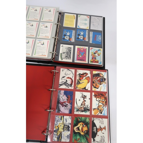 298 - Five albums of Sky box trading cards, including Lion King, X-Men, Youngblood etc.