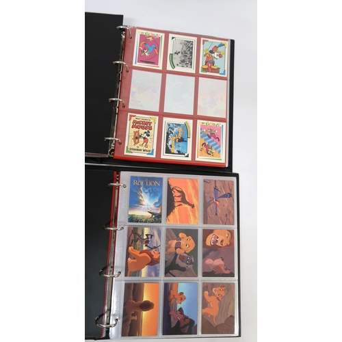 298 - Five albums of Sky box trading cards, including Lion King, X-Men, Youngblood etc.