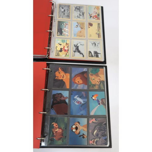 298 - Five albums of Sky box trading cards, including Lion King, X-Men, Youngblood etc.