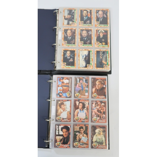 299 - Five albums of Topps trading cards, including Twighlight, Flintstones, Last Action Hero etc.