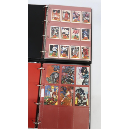 299 - Five albums of Topps trading cards, including Twighlight, Flintstones, Last Action Hero etc.