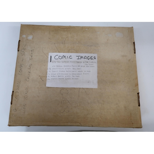 301 - Large box containing Comic Images, including various Vampirella, Heavy Metal etc