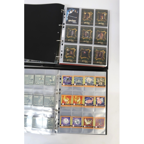 302 - Five albums of Artbox trading cards, including Pokemon, Lord of the Rings, Simpson Film Cell etc.