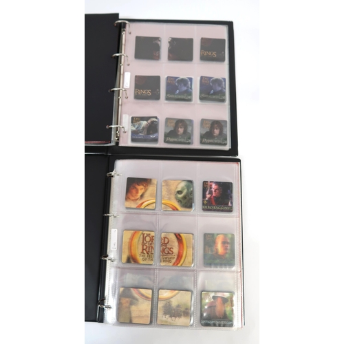 302 - Five albums of Artbox trading cards, including Pokemon, Lord of the Rings, Simpson Film Cell etc.