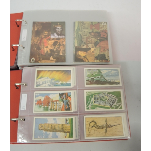 306 - Five albums of trading cards, including Red Sky and Rob Roy cards