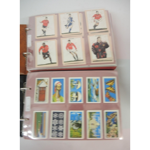 306 - Five albums of trading cards, including Red Sky and Rob Roy cards