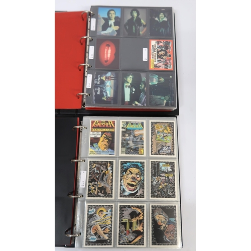 308 - Five albums of Artbox trading cards, including Norman Rockwell, Rocky Horror, Salvador Dali etc.