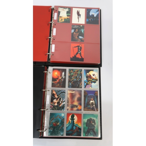 308 - Five albums of Artbox trading cards, including Norman Rockwell, Rocky Horror, Salvador Dali etc.