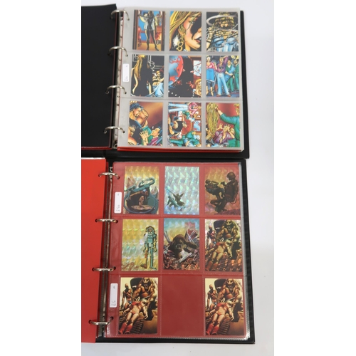 308 - Five albums of Artbox trading cards, including Norman Rockwell, Rocky Horror, Salvador Dali etc.