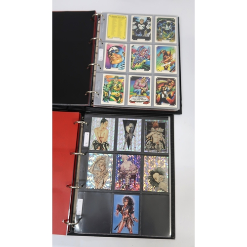 308 - Five albums of Artbox trading cards, including Norman Rockwell, Rocky Horror, Salvador Dali etc.