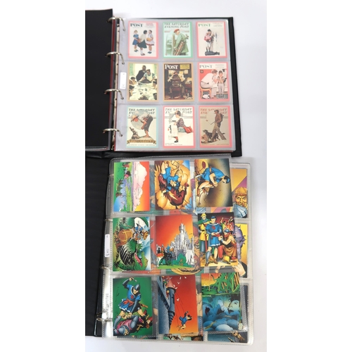 308 - Five albums of Artbox trading cards, including Norman Rockwell, Rocky Horror, Salvador Dali etc.