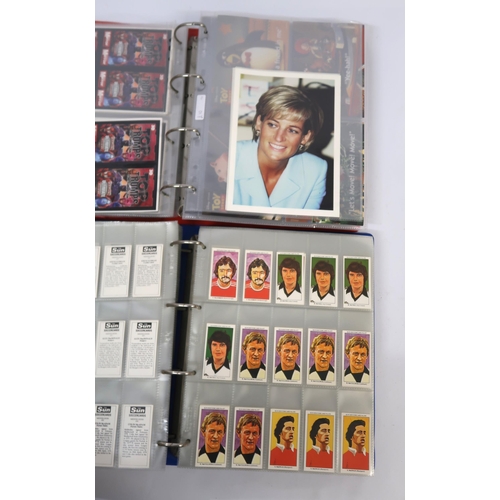 318 - Four albums of Sun Soccer cards