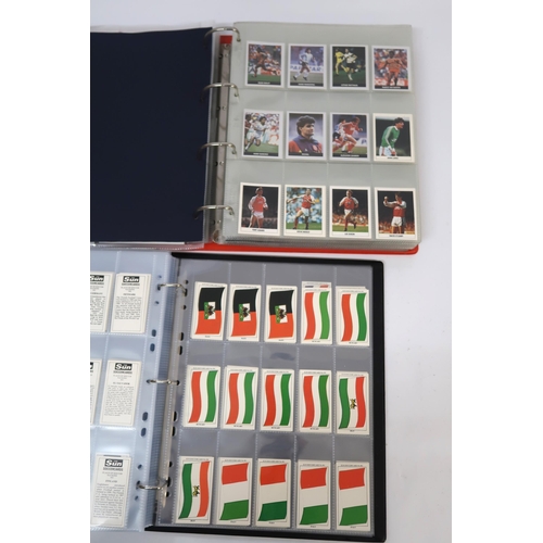 318 - Four albums of Sun Soccer cards