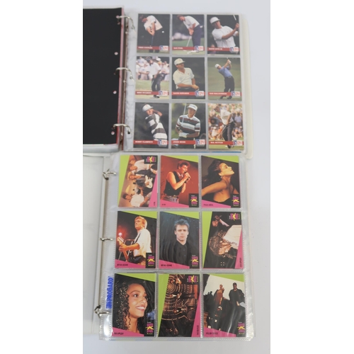 319 - Four albums of Pro Set Football, Golf PGA Tour etc.