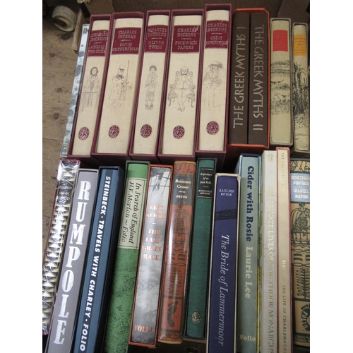 388 - Large quantity of Folio Society volumes, mostly with slip cases