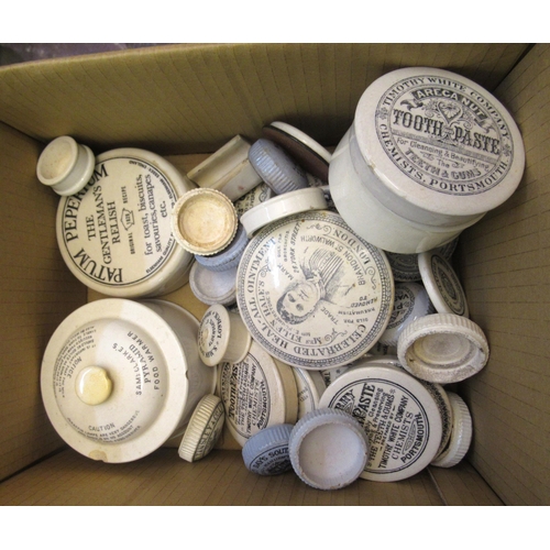 460 - Collection of 19th Century advertising pot lids