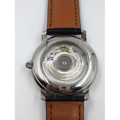 751 - Maurice Lacroix, gentleman's stainless steel automatic wristwatch with subsidiary seconds and calend... 