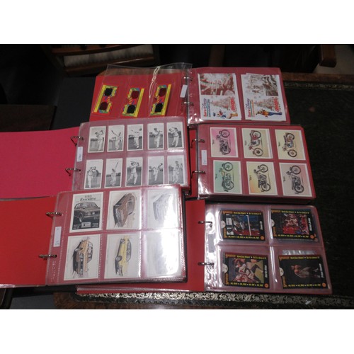 304 - Five albums of trading cards, including Golden Era, Golden Wonder, Nabisco Foods etc.