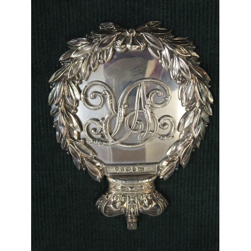 81 - Middlesex Rifle Volunteer Corps Victorian silver badge, hallmarked Birmingham 1888, together with tw... 