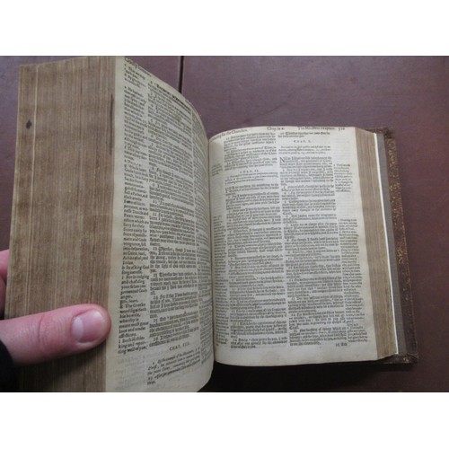 373 - Early 17th Century bible by Robert Barker, London 1614 (rebound)