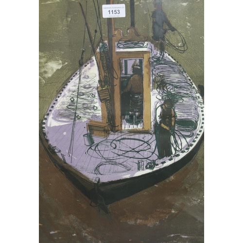 1153 - Bernard Cheese, lithograph titled ' The Crissie Griggie ', dated 1958, numbered 24 of 30, 53 x 41cm