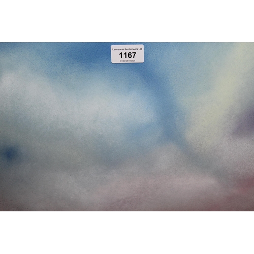 1167 - John Watson, pair of pastel impressionist studies, Camberwell school, signed and dated '73, 24 x 43c... 