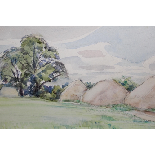 1170 - Gilbert Soloman, folio of various unframed watercolour landscapes, 40 x 28cm each