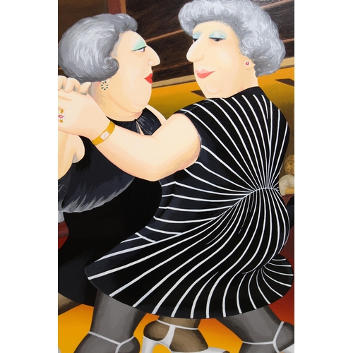 1179 - Beryl Cook, signed Limited Edition colour print ' Dancing on the QEII ', No. 251 of 300, 75 x 68cm, ... 