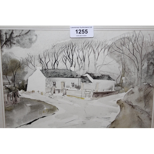 1255 - John Knapp Fisher, watercolour, ' The New Inn, Fork ', bearing labels verso, dated 1980, signed, 19 ... 