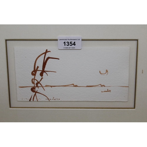 1354 - Siegward Sprotte (1913 - 2004), coloured ink on paper ' Madeira ', signed, inscribed and dated 1986,... 