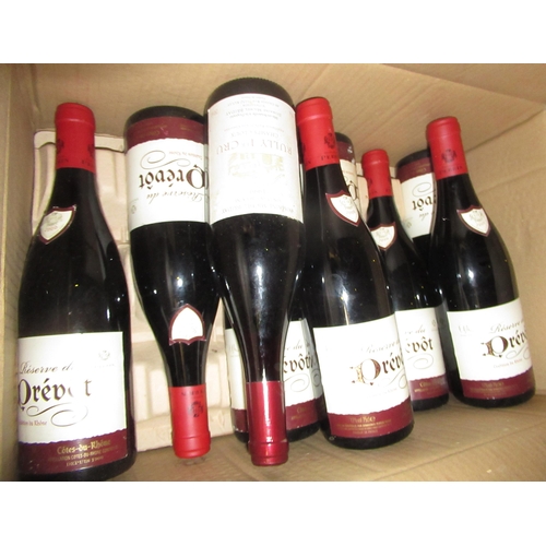 1493 - Eight bottles, Perrin Reserve du Prevot and one bottle, Domaine Michel Briday 1999