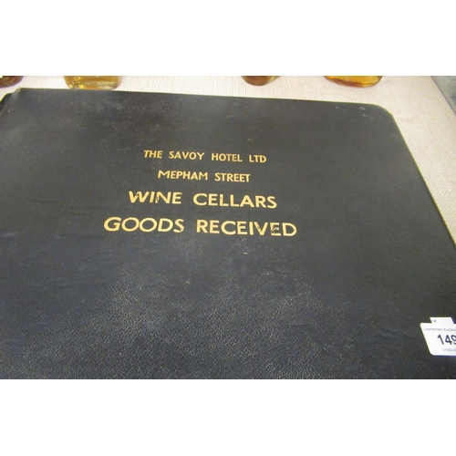 1494 - The Savoy Hotel Limited Mepham Street Wine Sellers 'Goods received book '