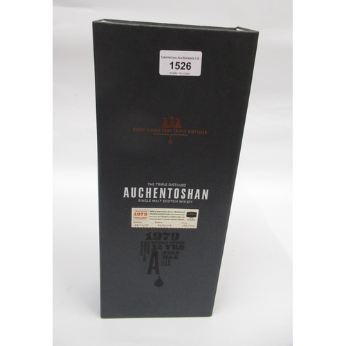 1526 - Auchentoshan triple distilled single malt Scotch whisky Limited Edition 1979, in presentation box