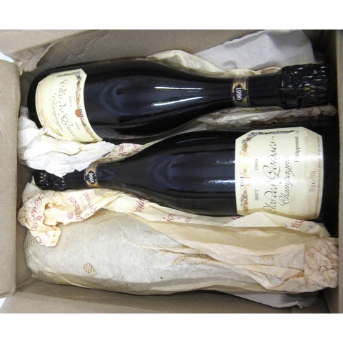 Six bottles Philipponnat 1996 Clos des Goisses Champagne, in original carton