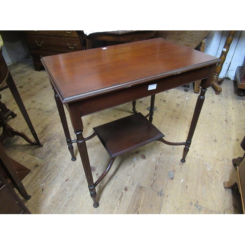 1751 - Early 20th Century mahogany four drawer bedroom chest, together with a rectangular occasional table