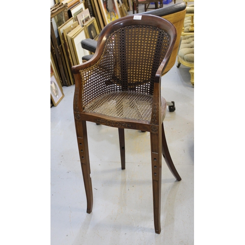 1859 - Victorian mahogany and button upholstered low seat prie dieu chair with pierced back, an Edwardian m... 