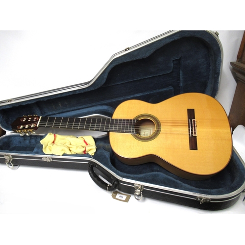 Paco de Lucia Flamenco guitar, 2003, signed label to the interior numbered 71, in a hard shell case