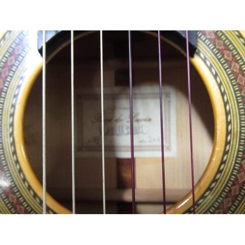 263 - Paco de Lucia Flamenco guitar, 2003, signed label to the interior numbered 71, in a hard shell case