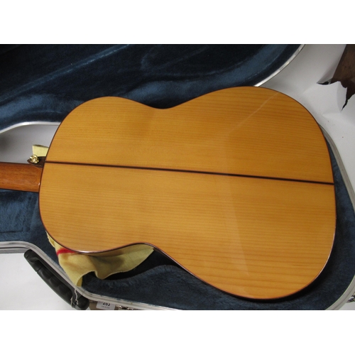 263 - Paco de Lucia Flamenco guitar, 2003, signed label to the interior numbered 71, in a hard shell case