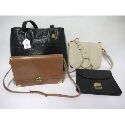 27 - Mulberry shoulder bag (at fault), together with three other various bags