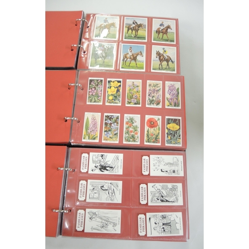 302 - Six albums of Wills cigarette cards