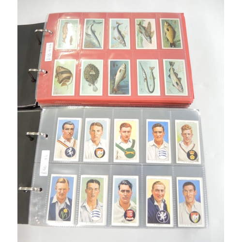 303 - Five albums of Players cigarette cards