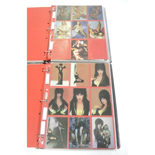 305 - Four albums of Comic Image cards, including Bone, Best of Boris, Elvira etc.