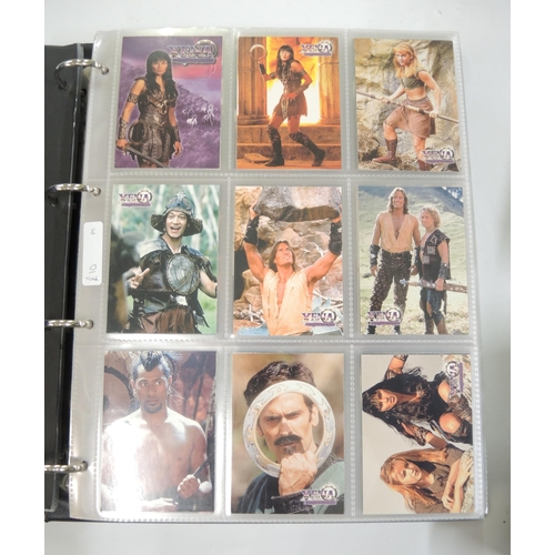 307 - Five albums of Topps trading cards, including Coneheads, Dr Who, X-Men etc.