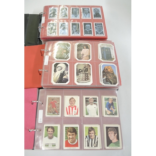 309 - Five albums of trading cards, including Corinthian Power, Typhoon tea, Judy etc.