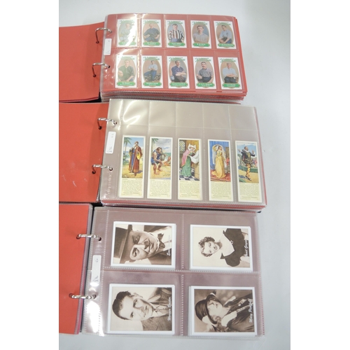 309 - Five albums of trading cards, including Corinthian Power, Typhoon tea, Judy etc.