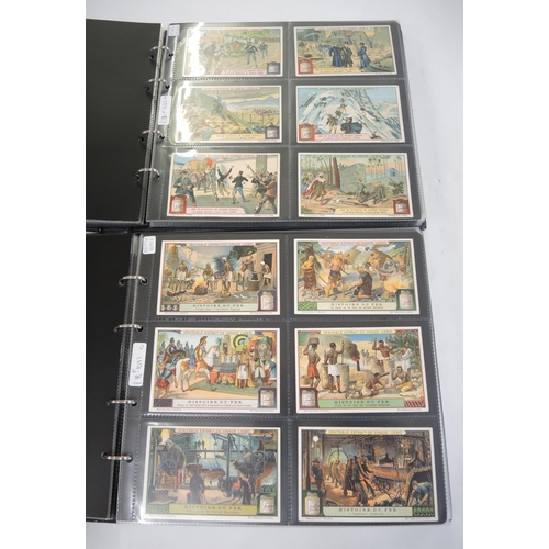 312 - Five albums of Liebig cards