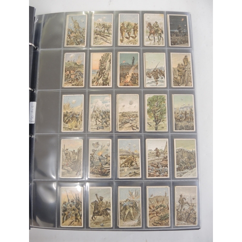 314 - Two albums of cigarette cards, including ATC, Bat, Bucktrout etc.