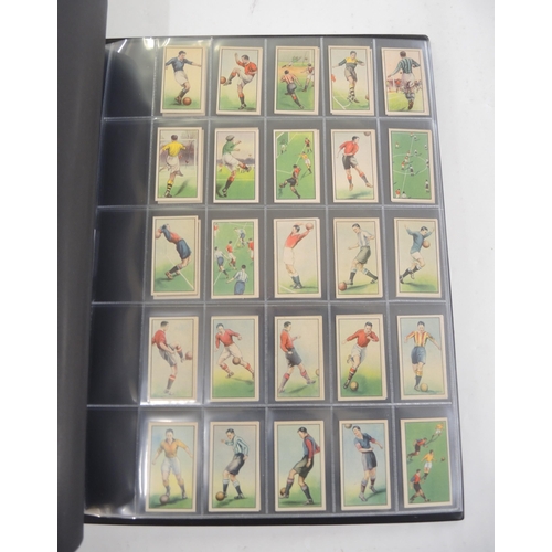 314 - Two albums of cigarette cards, including ATC, Bat, Bucktrout etc.