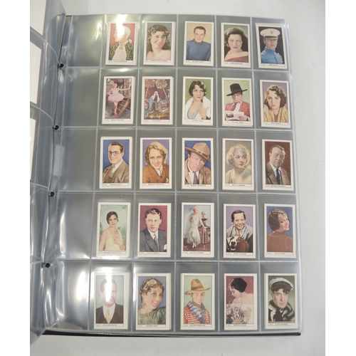 314 - Two albums of cigarette cards, including ATC, Bat, Bucktrout etc.